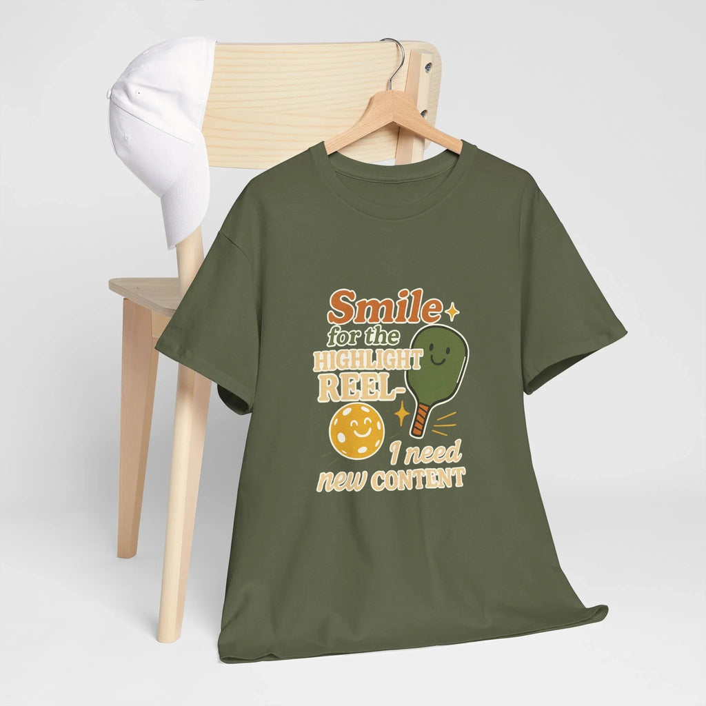 Pickleball Humor - Smile For The Highlight Reel I Need Content