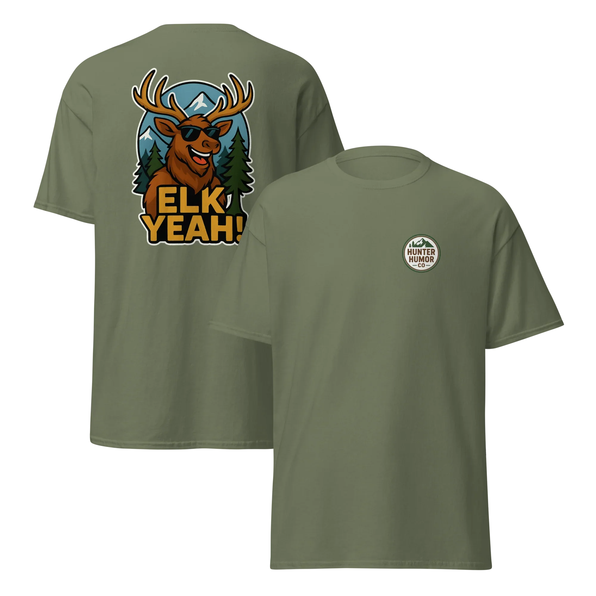 Hunter Humor Elk Yeah T-Shirt