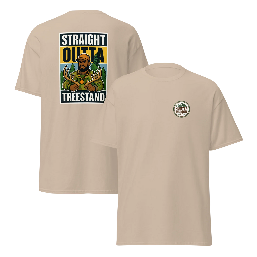 Hunter Humor Straight Outta Treestand T-Shirt