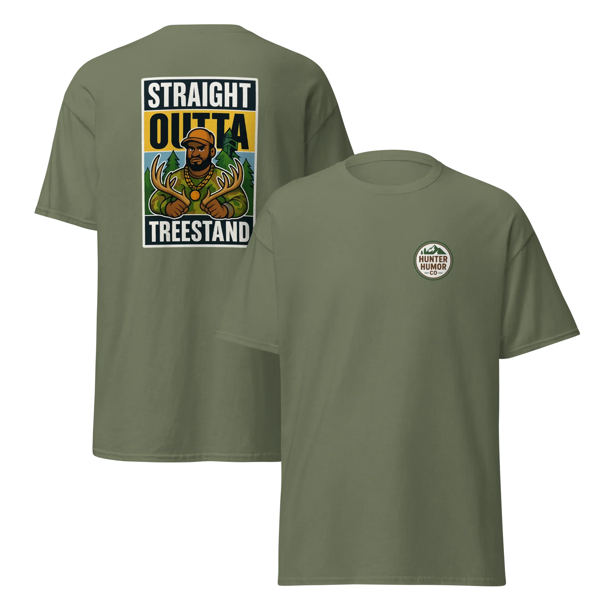 Hunter Humor Straight Outta Treestand T-Shirt